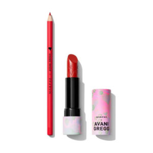 Set Labial Matte Delineador de Labios Morphe Avani Gregg Tono Yess Red