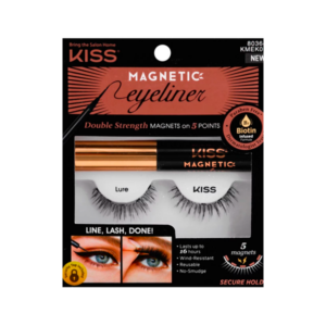 Pestañas magnéticas + pegamento delineador de ojos magnético Kiss