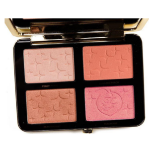 PALETA DE RUBORES SATINADOS (PUEDES USARLO COMO ILUMINADOR) SUGAR PEACH FACE & EYE PALETTE TOO FACED