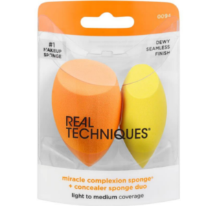 SET DE DOS ESPONJAS PARA BASE Y CORRECTOR REAL TECHNIQUES