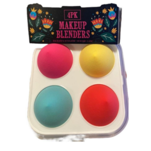 SET DE 4 ESPONJAS DE MAQUILLAJE 4PK TRUEBEAUTY CON CASE
