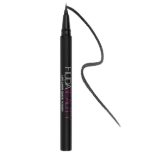 HUDA BEAUTY DELINEADOR LIQUIDO PUNTA PLUMON: LIFE LINER QUICK N EASY WATERPROOF NEGRO