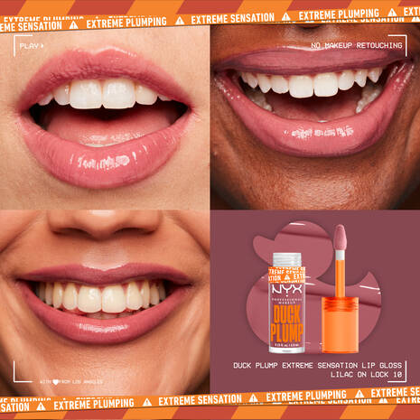 NYX DUCK PLUMP GLOSS LILAC ON LOCK 2