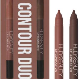 HUDA BEAUTY LIP CONTOUR MINI YUMMY BROWNS LIP DUO